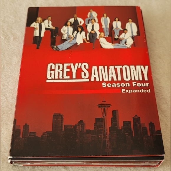 Grey's Anatomy Season 4 Expanded: The Complete Fourth Season 5 Disc DVD Box Set - Picture 3 of 7
